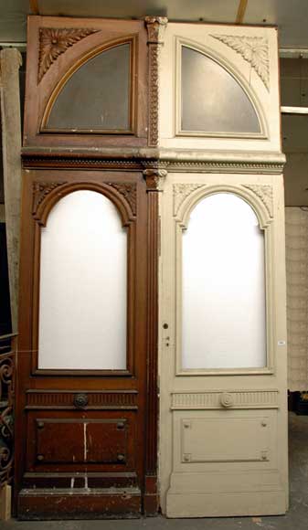 Double door, 19th century. -0