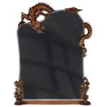 Maison des Bambous de Perret et Vibert (attributed to) - Large mirror with dragon