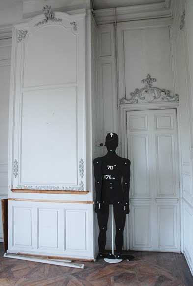 Paneled room and rare parquet flooring from the 18th century-18