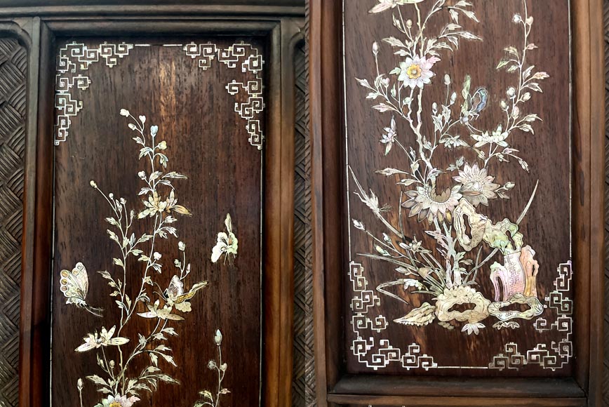 DAÏ NIPPON, Japanese-style cabinet with mother-of-pearl marquetry-10