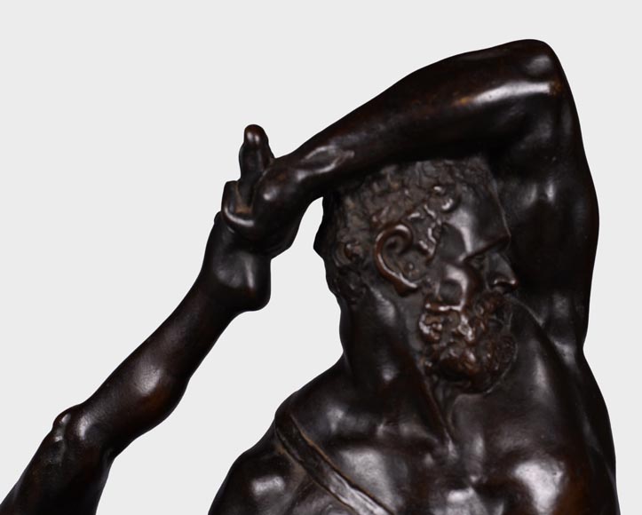 Ingé & Soyer, Bronze representing Hercules and Lichas after the model by Canova, bronze, circa 1834-1