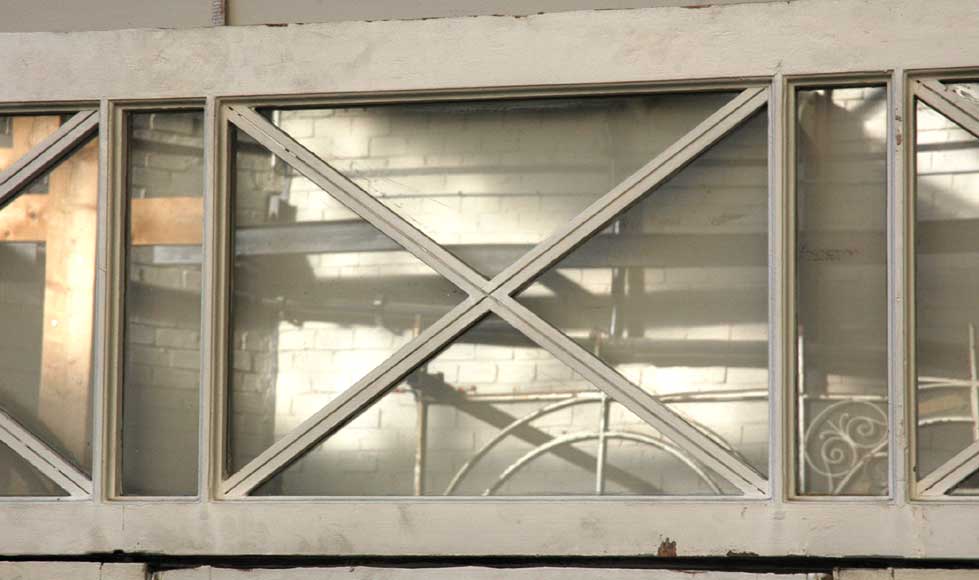 Restoration style wood and glass doors-2