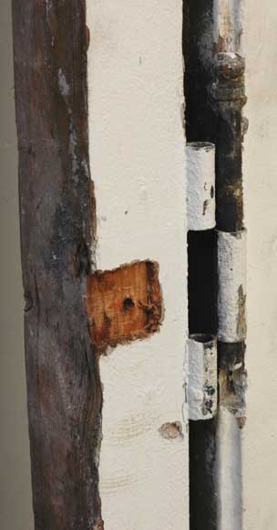Restoration style wood and glass doors-8
