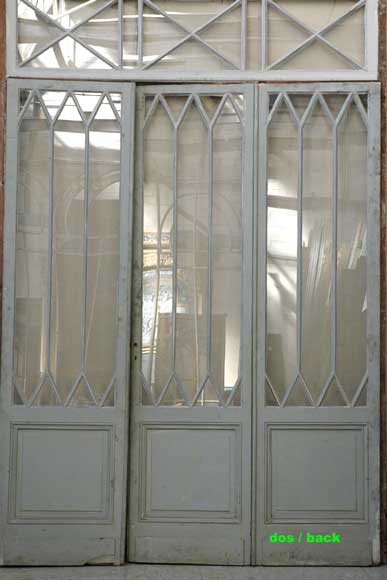 Restoration style wood and glass doors-10