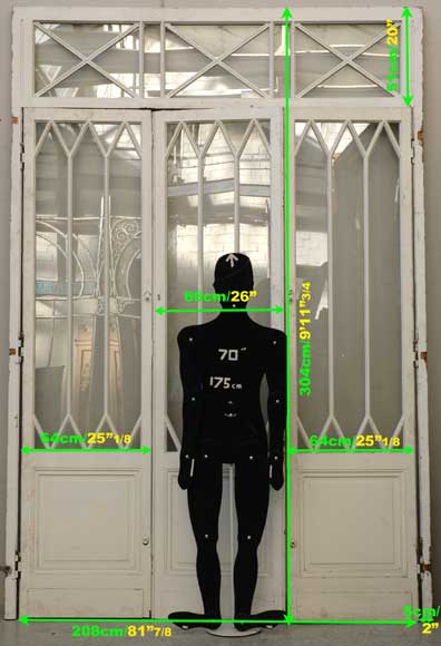 Restoration style wood and glass doors-14