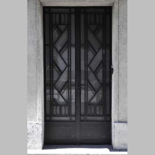 Searching For Art Deco Style Rare Art Deco Exterior Door 1930 S Iron And Engraved Gl With Flowers Decor
