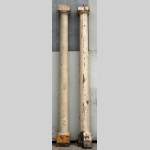 Pair of 18th century wood columns