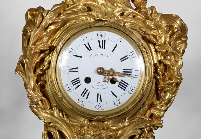 Léon MESSAGÉ (1842-1901) (att. to) - Antique Louis XV style clock