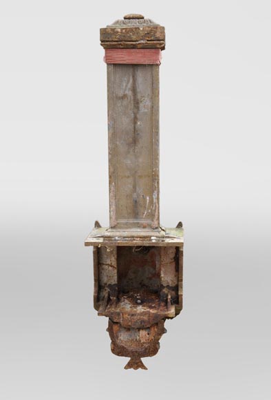 Gustave Eiffel (1832-1923) - Two cast iron dolphins coming from the Pont de la Porte de France in Grenoble, circa 1892