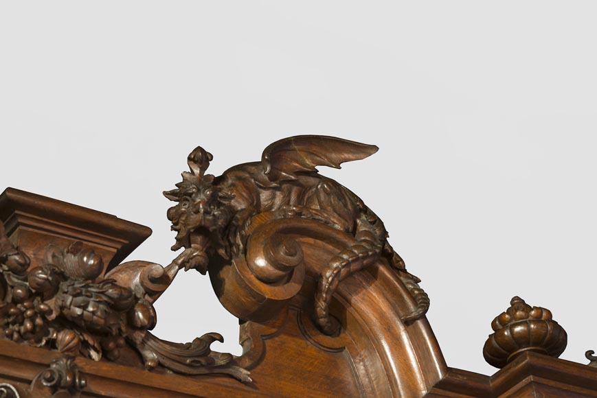 Richly carved Neo-Renaissance style buffet-3