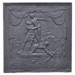 Aeneas in the underworld - Antique Louis XVI style fireback