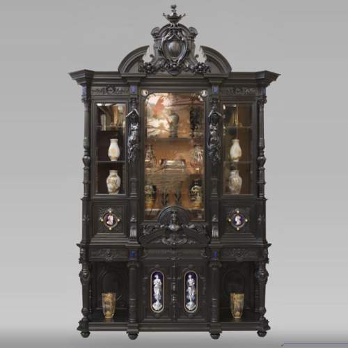 Henri LEMOINE, Maison LEMOINE, LEMARCHAND AND Edmond BÉRANGER, Exceptional Renaissance-style library 