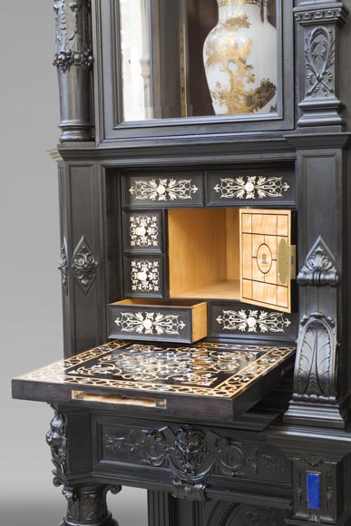 Henri LEMOINE, Maison LEMOINE, LEMARCHAND AND Edmond BÉRANGER, Exceptional Renaissance-style library 