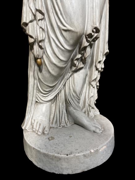Plaster statuary group Hebe and Terpsichore - Sculpture