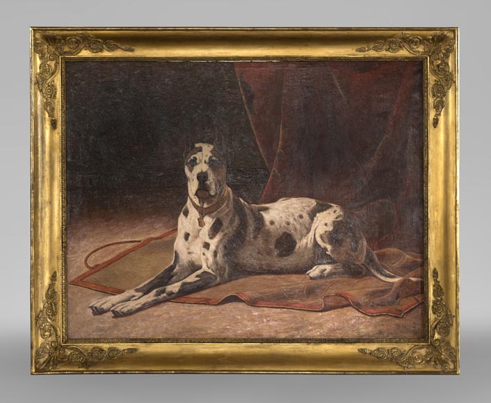 great dane canvas art