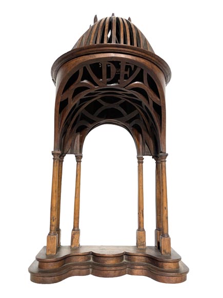 Compagnonnage masterpiece in walnut-1