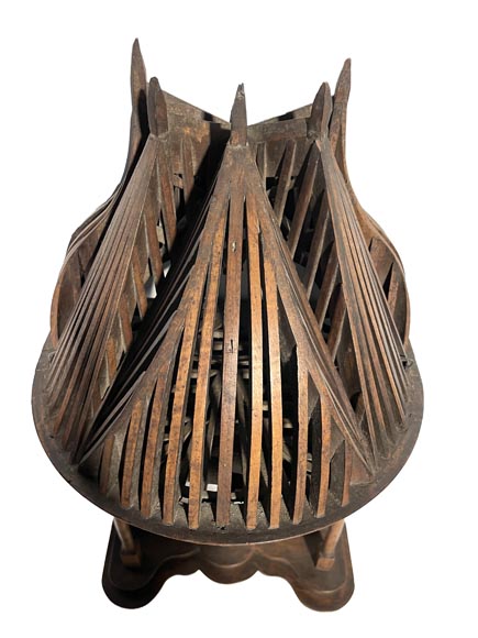 Compagnonnage masterpiece in walnut-3