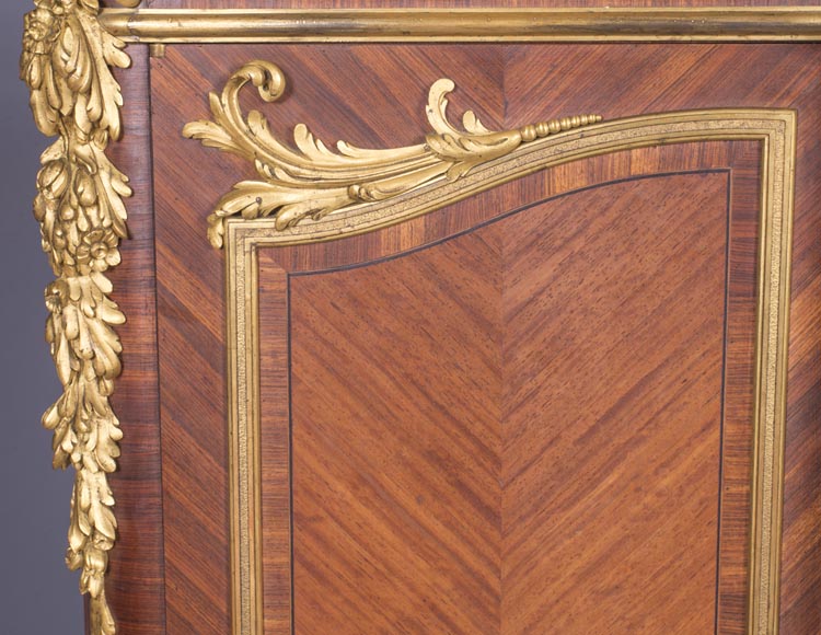 Napoleon III cabinet bottom, Louis XV style-7