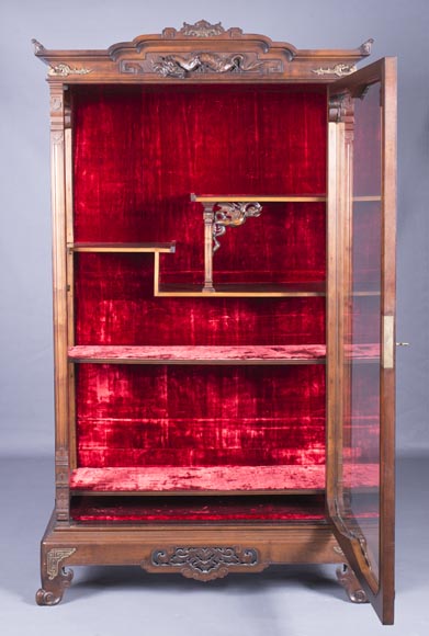 Gabriel VIARDOT (1830-1906) - Japanese style display cabinet-2