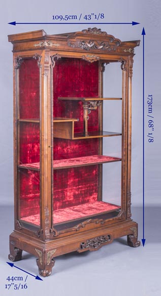 Gabriel VIARDOT (1830-1906) - Japanese style display cabinet-10