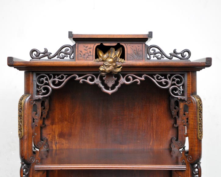 Gabriel VIARDOT (attributed to) - Japanese style cupboard with dragon-2