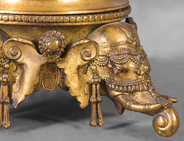 Beautiful pair of Orientalist style vases in cloisonné enamels after a model by Edouard Lièvre-8