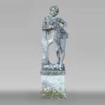 Hercule child, stone garden statue