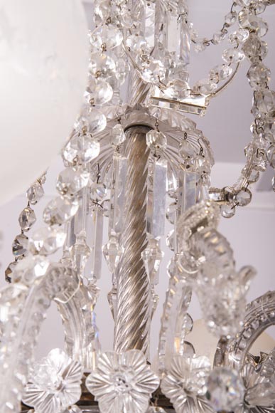 BACCARAT Crystal - Chandelier with six lights-5
