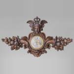 Large 19th century bracket clock featuring Hermes and his caduceus