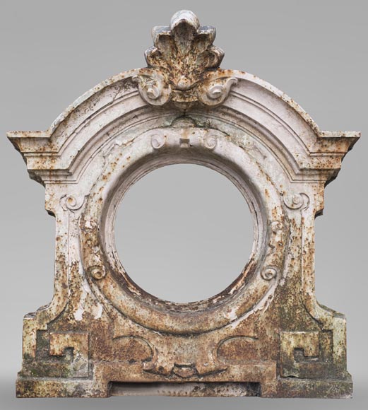 Painted Mirror Made From Old Window - 19thC Painted Mirror Made From Old Window - 19thC