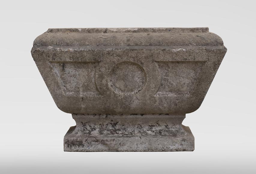 19th century stone planter-1