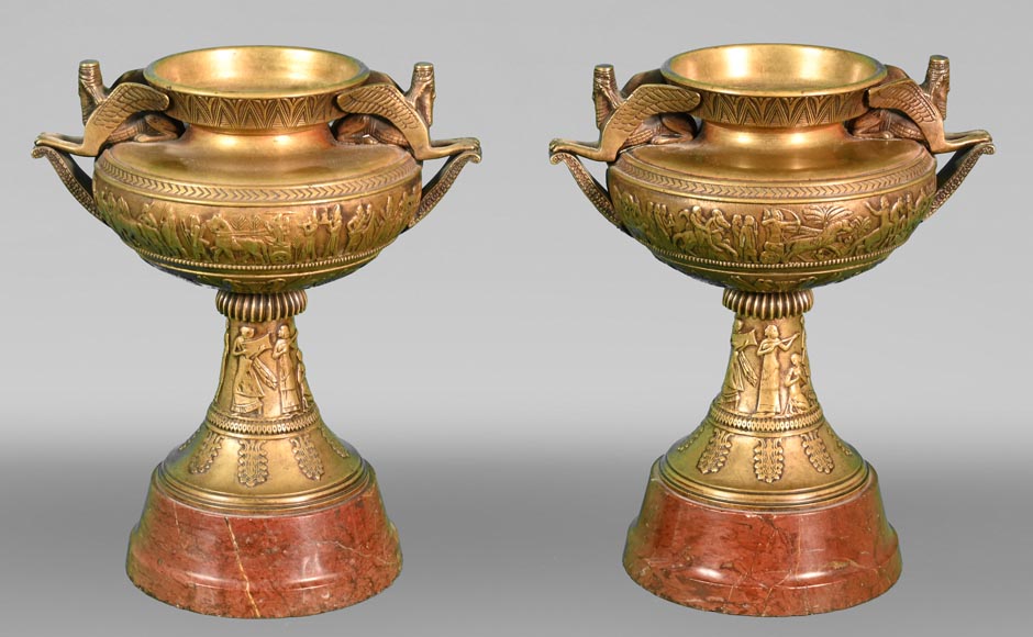 Charles MATIFAT, Assyrian Vases, before 1851-0