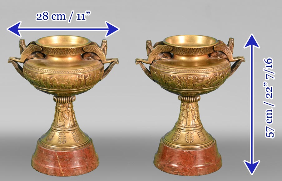 Charles MATIFAT, Assyrian Vases, before 1851-7