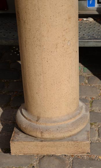 Batch of six antic Doric columns-11