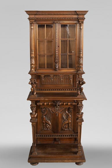 Small Neo-Renaissance style display cabinet-0