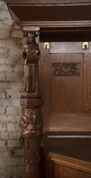 Viking style dining room in oak-4