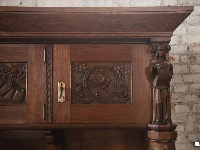 Viking style dining room in oak-9