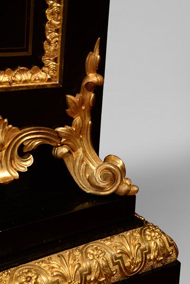 Alexandre BELLANGÉ - Important cupboard, ebony veneer and gilded bronze, coming from the Chateau of Dampierre-13