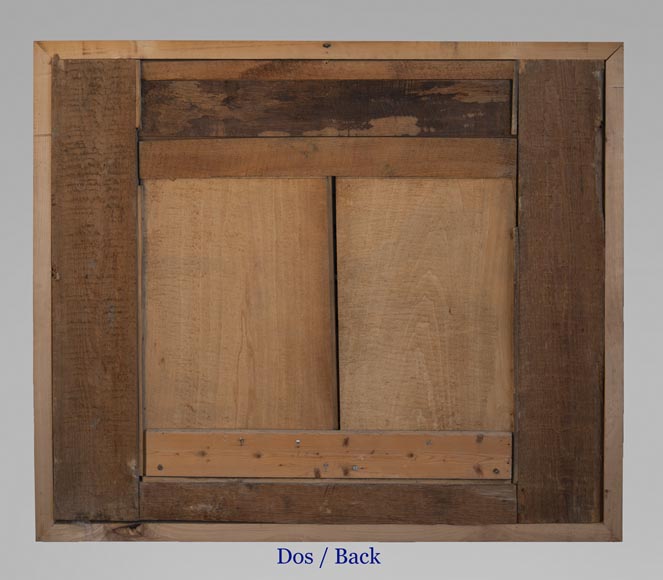 Set of four 18th century carved wooden door tops-13