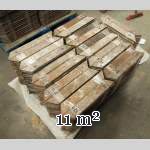 Lot of 11 m2 of Point de Hongrie oak parquet flooring