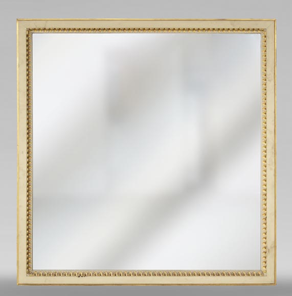 Antique trumeau decorated with a gilded frieze in the Louis XVI style-0