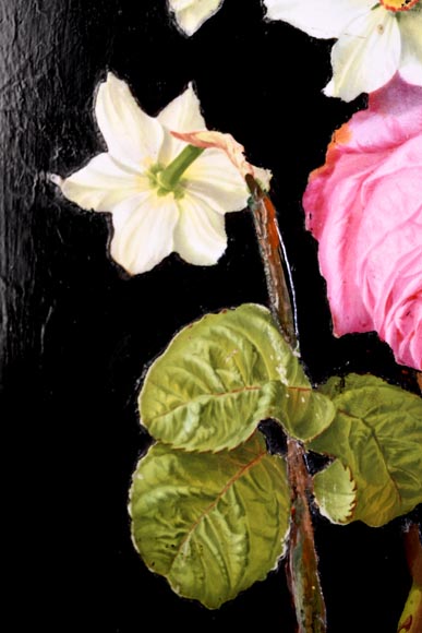 Julien-Nicolas RIVART, two porcelain marquetry panels on wood-5