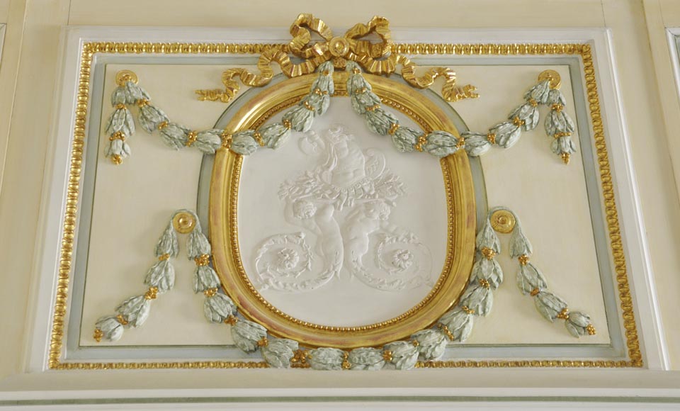 Louis XVI style woodwork, end of the 20th century-14