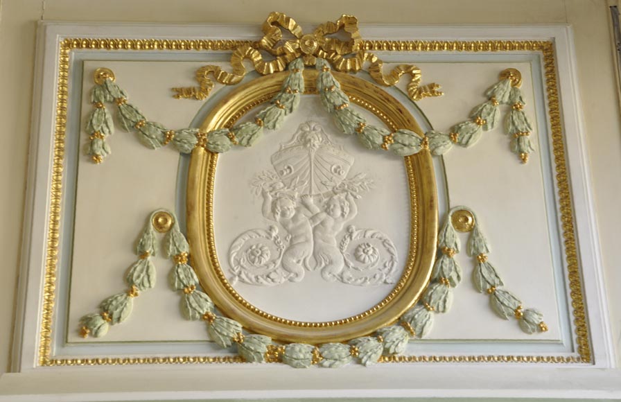 Louis XVI style woodwork, end of the 20th century-15
