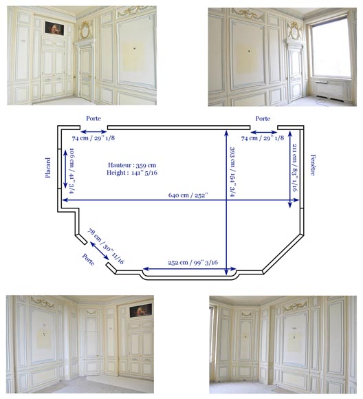 Louis XVI style woodwork, end of the 20th century-18