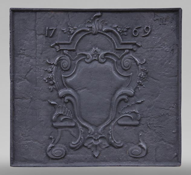 Louis XV period fireback, dated 1769-0