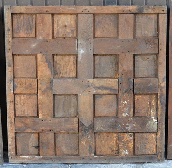Lot of Versailles parquet flooring and Chantilly oak parquet flooring from the 18th century-4