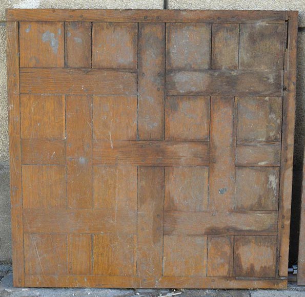 Lot of Versailles parquet flooring and Chantilly oak parquet flooring from the 18th century-7