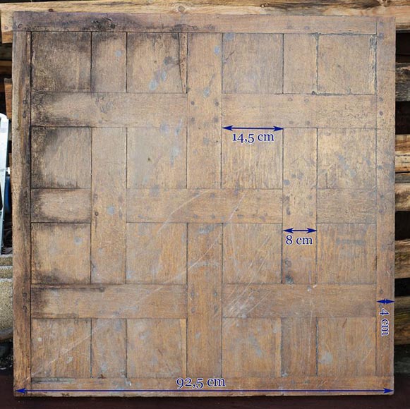 Lot of Versailles parquet flooring and Chantilly oak parquet flooring from the 18th century-11