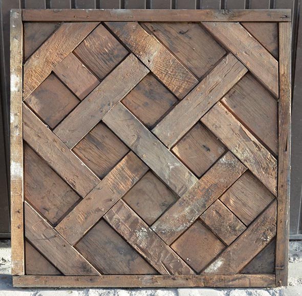 Lot of Versailles parquet flooring and Chantilly oak parquet flooring from the 18th century-13